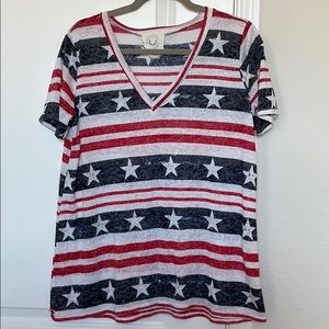 Americana Burnout Tee